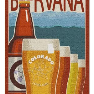 Vintage Beervana Jigsaw Puzzle Set