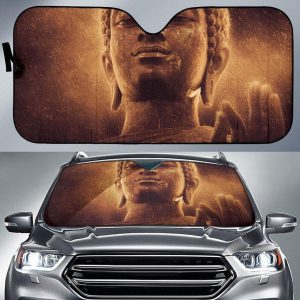 Vintage Buddha Statue Car Auto Sun Shade