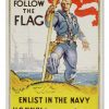 Vintage Follow The Flag Advertisement Jigsaw Puzzle Set