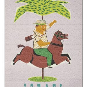 Vintage Israel Poster Jigsaw Puzzle Set