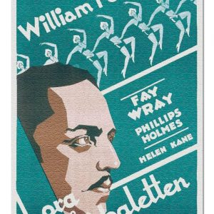 Vintage Lora Fran Baletten William Powell Poster Jigsaw Puzzle Set
