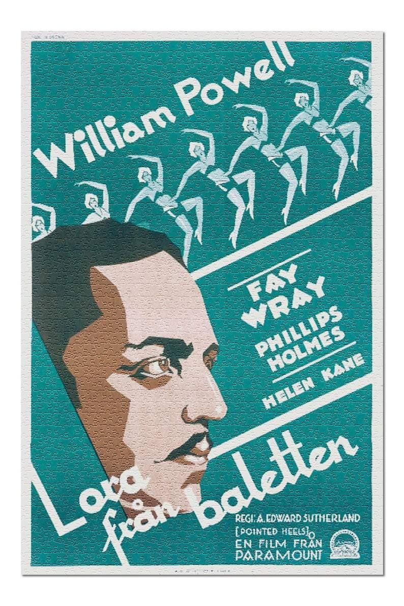 Vintage Lora Fran Baletten William Powell Poster Jigsaw Puzzle Set Vintage Lora Fran Baletten William Powell Poster Jigsaw Puzzle Set