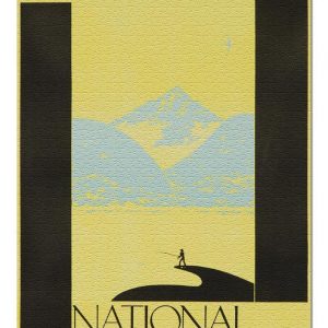 Vintage National Parks Poster Jigsaw Puzzle Set