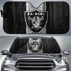 Vintage Oakland Raiders Car Auto Sun Shade