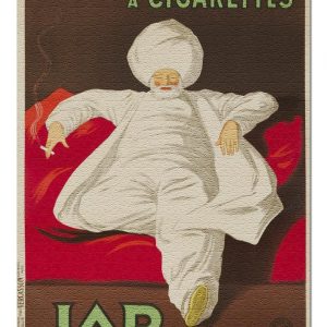 Vintage Papier A Cigarettes Poster Jigsaw Puzzle Set