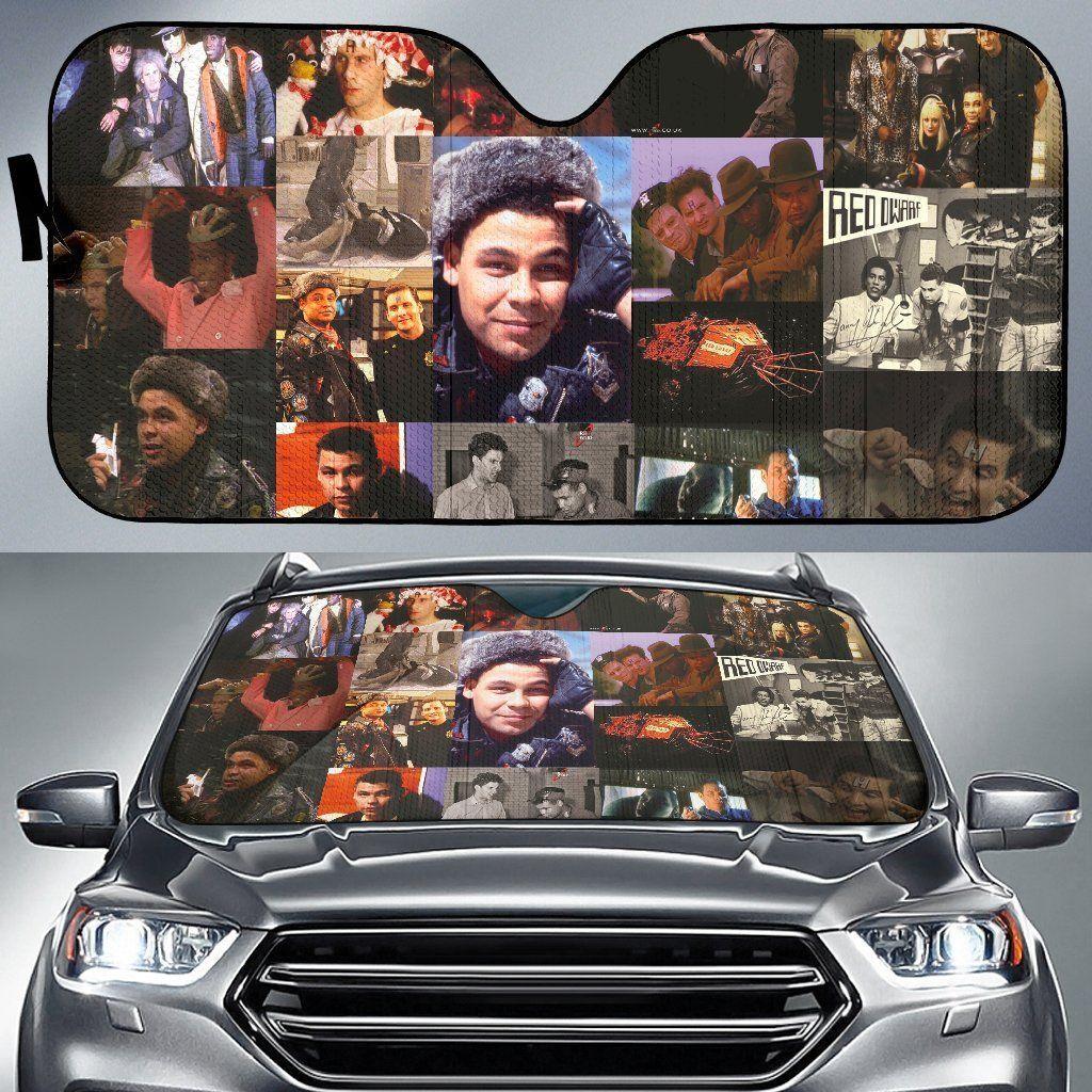Vintage Red Dwarf Window Car Auto Sun Shade Vintage Red Dwarf Window Car Auto Sun Shade