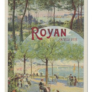 Vintage Royan Poster Jigsaw Puzzle Set