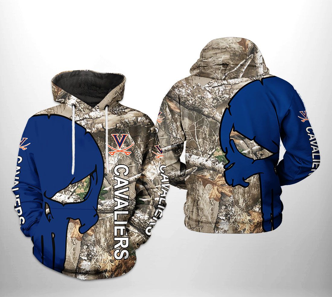 Virginia Cavaliers NCAA Camo Veteran Hunting 3D Printed Hoodie/Zipper Hoodie Virginia Cavaliers NCAA Camo Veteran Hunting 3D Printed Hoodie/Zipper Hoodie