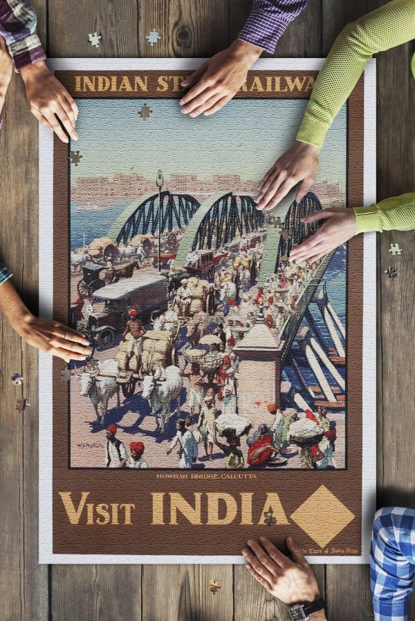 Visit India Indian State Railways Jigsaw Puzzle Set