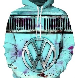 Volkswagen Bus 3D Printed Hoodie/Zipper Hoodie