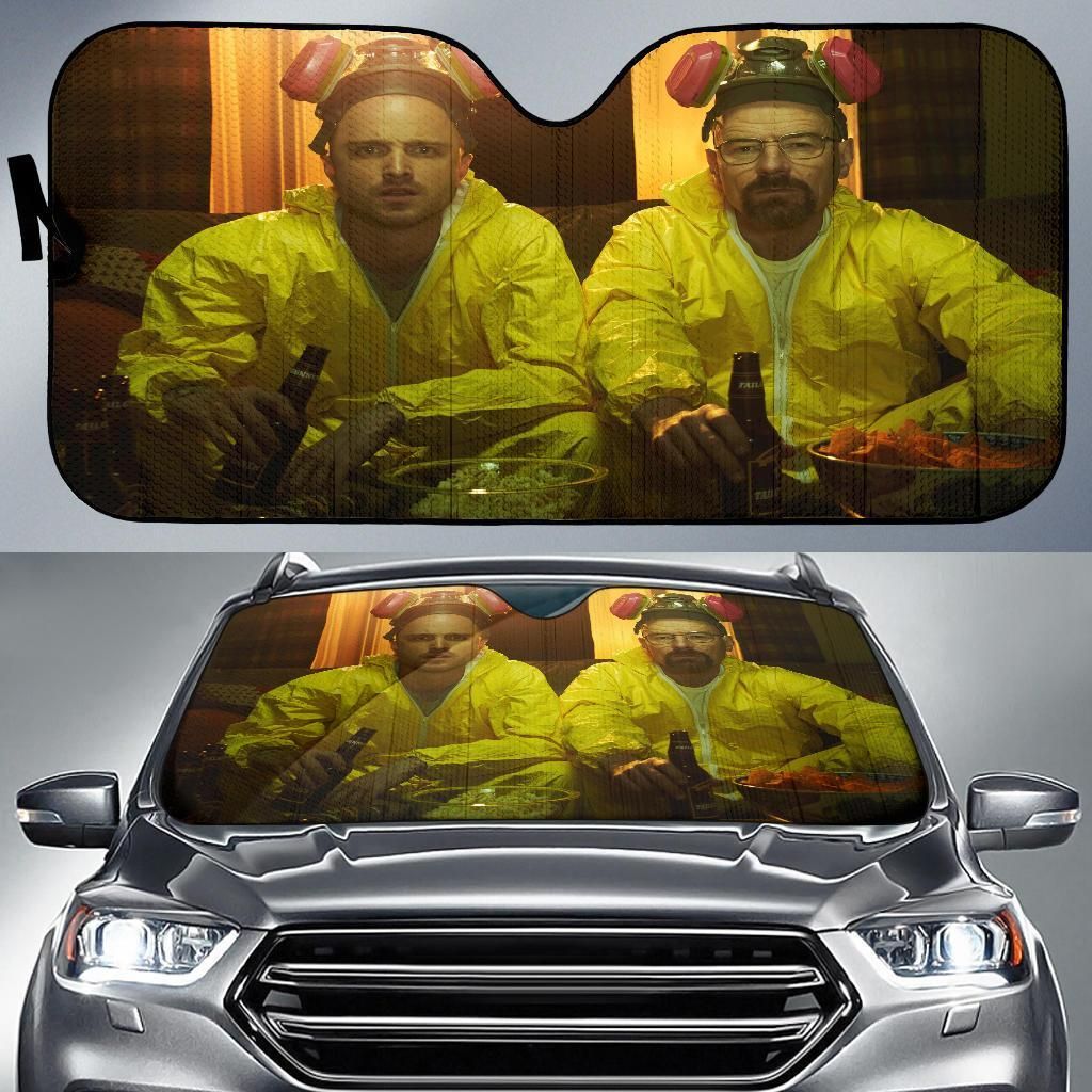 Walter Jesse The Breaking Bad Car Auto Sun Shade Walter Jesse The Breaking Bad Car Auto Sun Shade