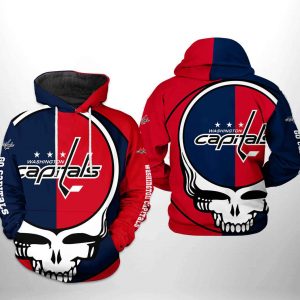Washington Capitals NHL Grateful Dead 3D Printed Hoodie/Zipper Hoodie