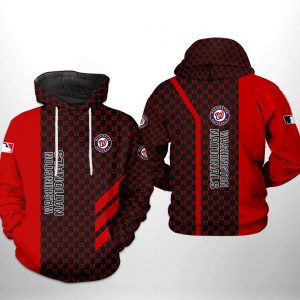 Washington Nationals MLB 3D Printed Hoodie/Zipper Hoodie