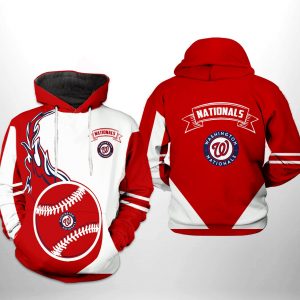 Washington Nationals MLB Classic 3D Printed Hoodie/Zipper Hoodie