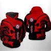 Washington Nationals MLB Skull 3D Printed Hoodie/Zipper Hoodie