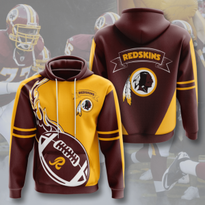 Washington Redskins American Football 3D Printed Hoodie/Zipper Hoodie