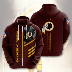 Washington Redskins American Football 3D Printed Hoodie/Zipper Hoodie