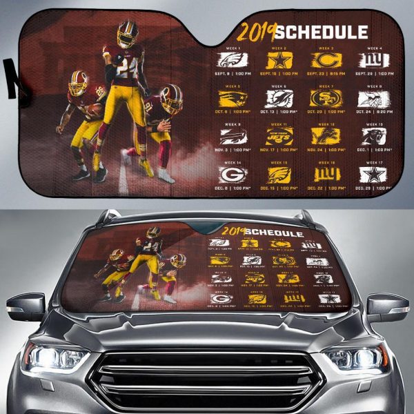 Washington Redskins Car Auto Sun Shade