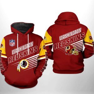 Washington Redskins NFL Team 3D Printed Hoodie/Zipper Hoodie