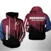 Washington Redskins NFL Team US 3D Printed Hoodie/Zipper Hoodie