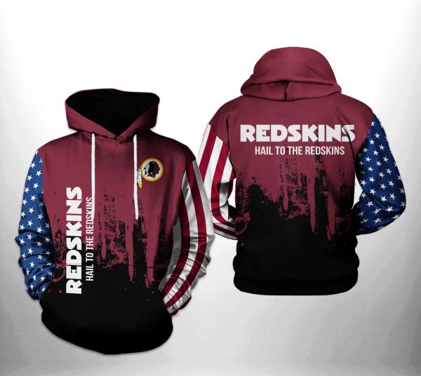 Washington Redskins NFL Team US 3D Printed Hoodie/Zipper Hoodie