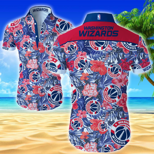 Washington Wizards Hawaiian Shirt Summer Button Up
