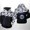 Washington Wizards NBA Camo Veteran Team 3D Printed Hoodie/Zipper Hoodie