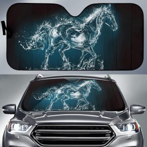 Water Horse Car Auto Sun Shade