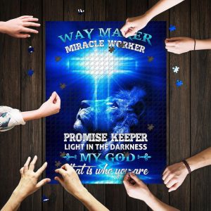 Way Maker Miracle Worker Jesus Christ Jigsaw Puzzle Set