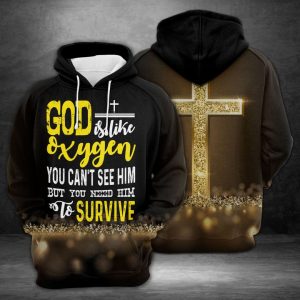 We Need God 3D Printed Hoodie/Zipper Hoodie