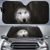 Werewolf Blue Eyes Car Auto Sun Shade