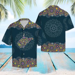 West Virginia Mandala Hawaiian Shirt Summer Button Up