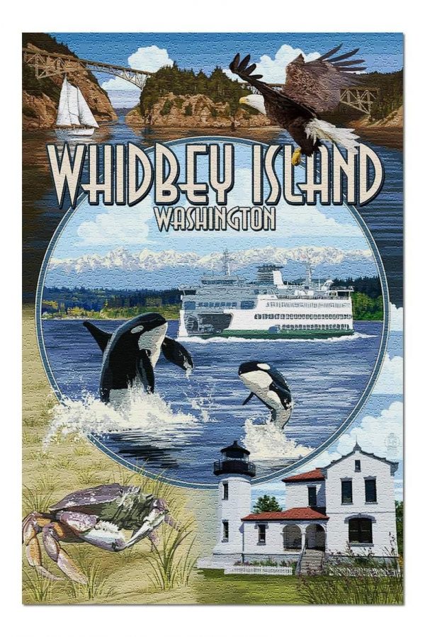 Whidbey Island, Washington Jigsaw Puzzle Set