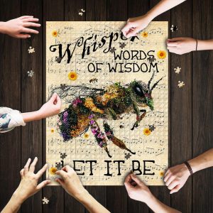 Whisper Words Of Wisdom Bee Jigsaw Puzzle Set