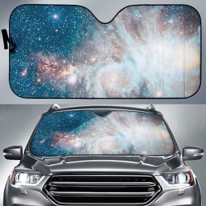 White Cloud Galaxy Car Auto Sun Shade