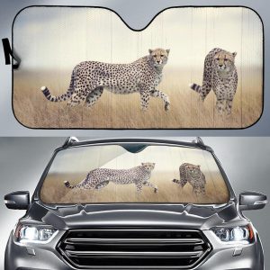 Wildlife Cheetahs Car Auto Sun Shade