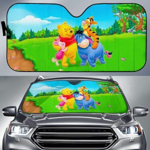 Winnie The Pooh Car Auto Sun Shade