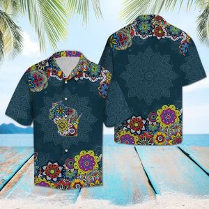 Wisconsin Mandala Hawaiian Shirt Summer Button Up