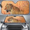 With Leopard Car Auto Sun Shade
