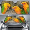 With Sun Parakeet Car Auto Sun Shade