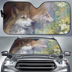 With Wolf Denton Lund Car Auto Sun Shade