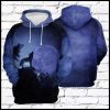 Wolf Night 3D Printed Hoodie/Zipper Hoodie