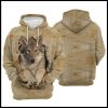 Wolf Scratch 3D Printed Hoodie/Zipper Hoodie