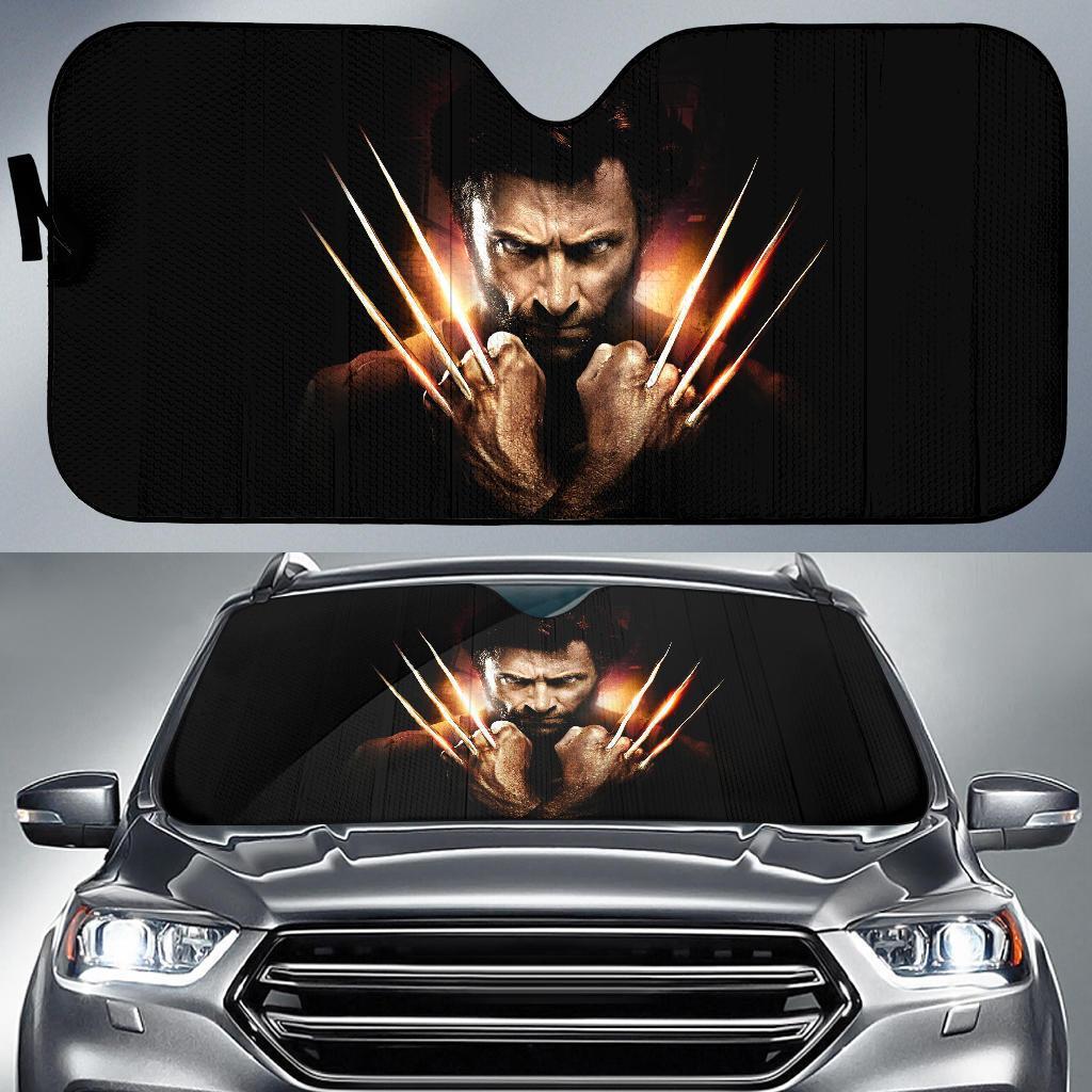 Wolverine Claws Car Auto Sun Shade Wolverine Claws Car Auto Sun Shade