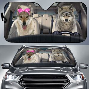 Wolves Car Auto Sun Shade