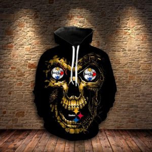Women Pittsburgh Steelers 3D Printed Hoodie/Zipper Hoodie