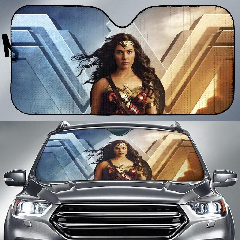 Wonder woman car sun shade store