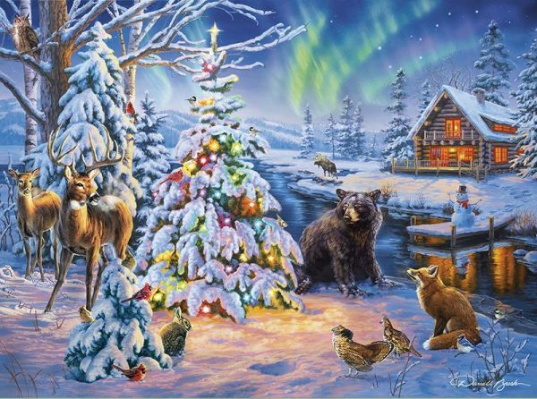 Woodland Christmas Jigsaw Puzzle Set