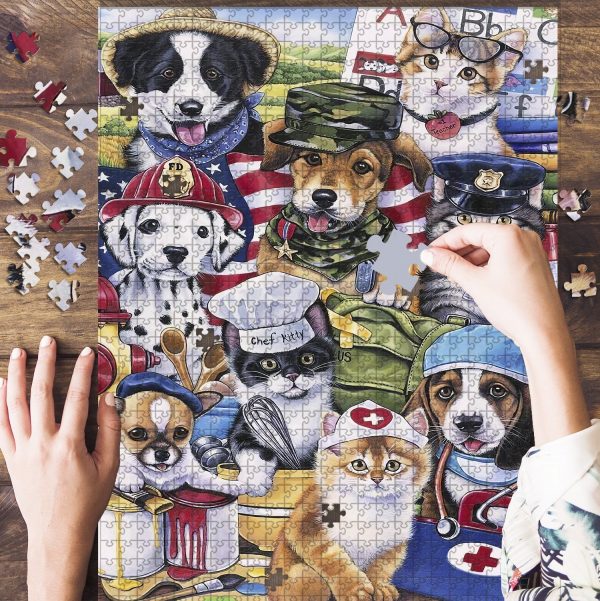 Working Paws Jigsaw Puzzle Set