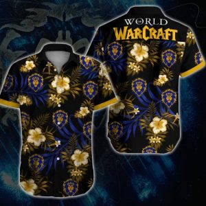 World Of Warcraft Hawaiian Shirt Summer Button Up